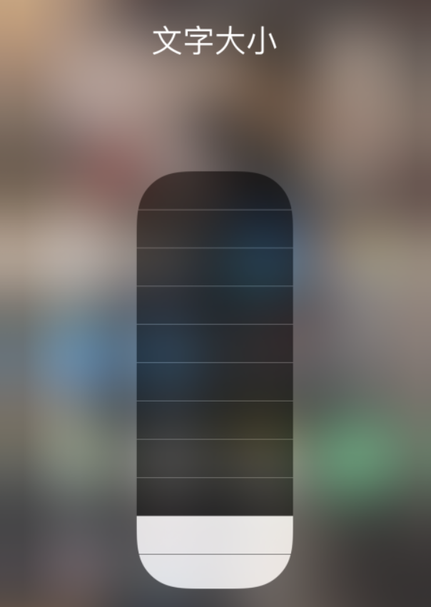 谢通门苹果手机维修分享小技巧：在 iPhone 控制中心快速调节字体大小 